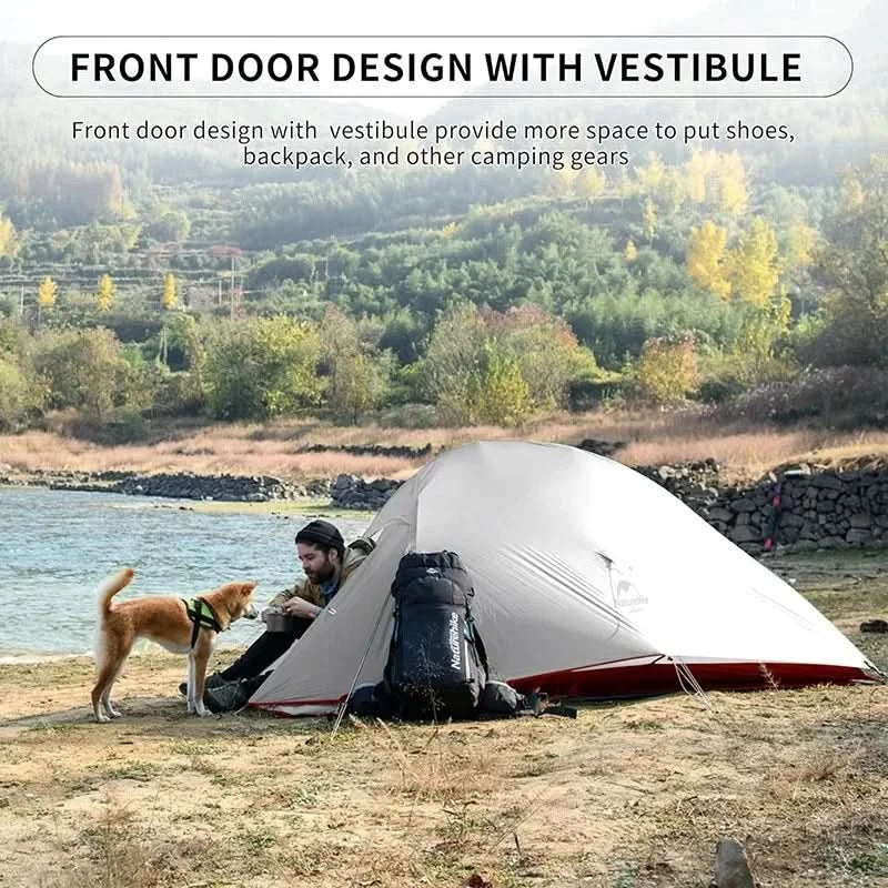 Naturehike Brazil Cloud Up 1-2-3P Camping Rucksack Outdoor Ultraleicht Wasserdichtes Zelt Camping Strandzelt