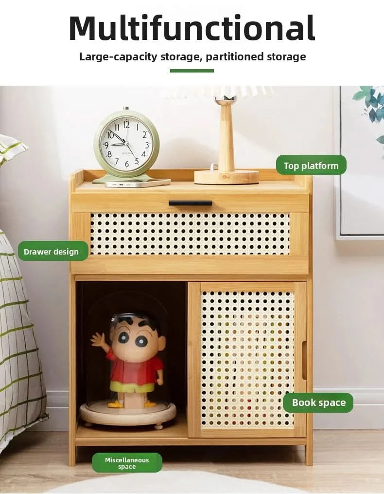 Bedroom bedside table, family living room drawer style storage cabinet, snack storage cabinet, storage box, sofa side table