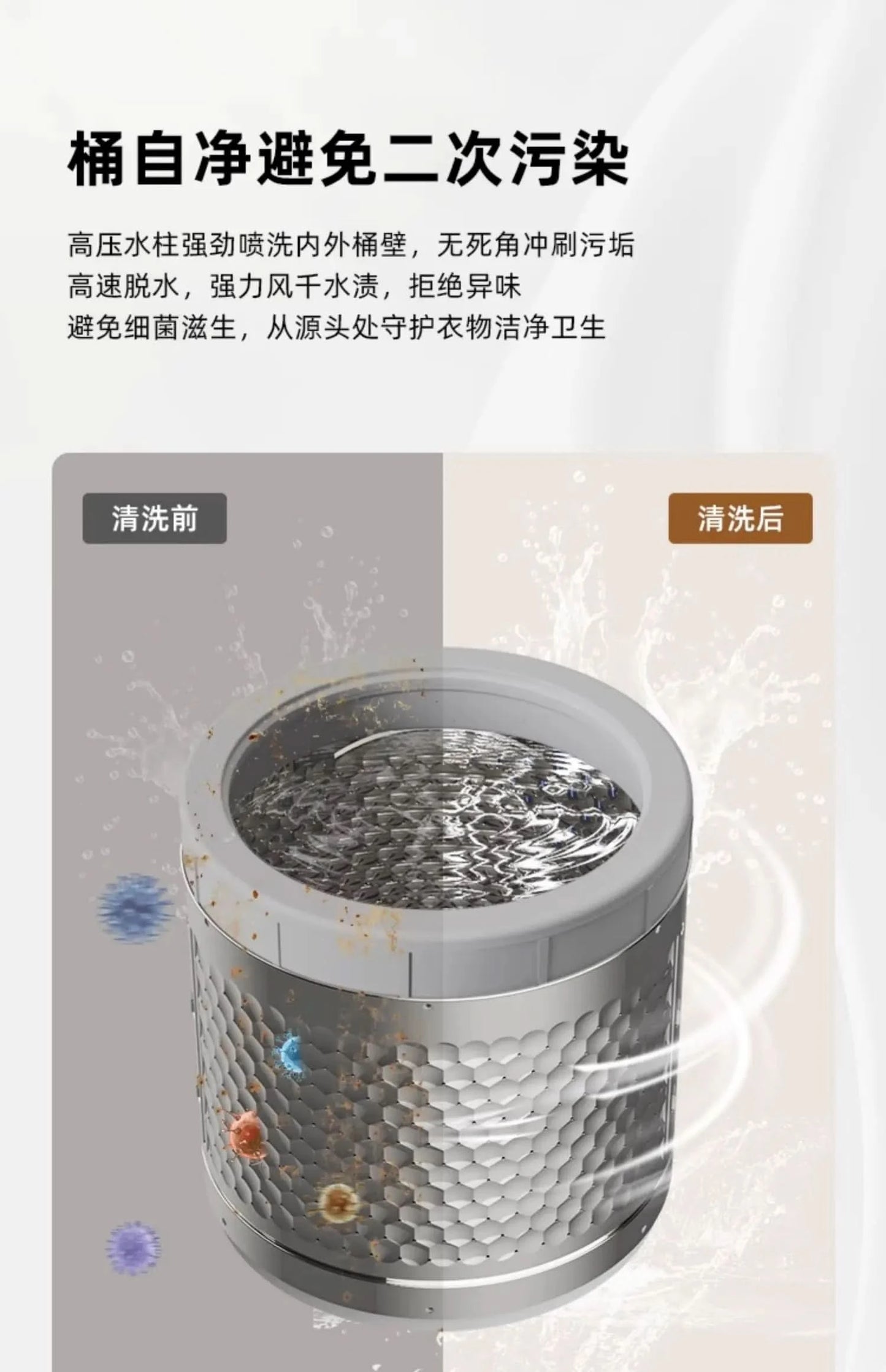 Skyworth 12kg pulsator washing machine household fully automatic large capacity elution integrated dormitory rental small