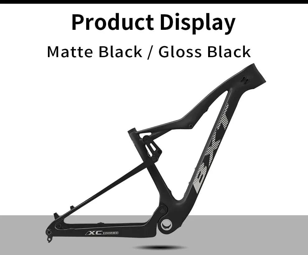 BXT NEW vollgefedert Boost 29er Rahmen XC Mountainbike Steckachsenrahmen UDH-Schaltauge