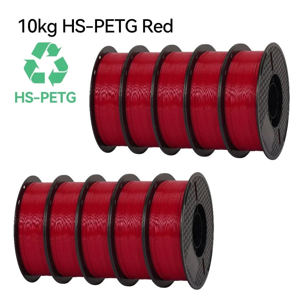 KINGROON Newest PETG HS-PETG 3D Printer Filament 1.75mm High Speed 3D Printinng Material Hyper PETG 5KG 10KG Mix Color ﻿
