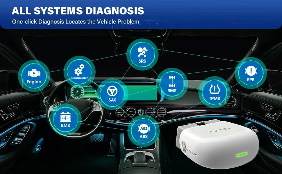 AUTEL MaxiAP AP200 Scanner Bluetooth OBD2 All System Automotive Diagnostic Tool TPMS Code Reader EPB Tool
