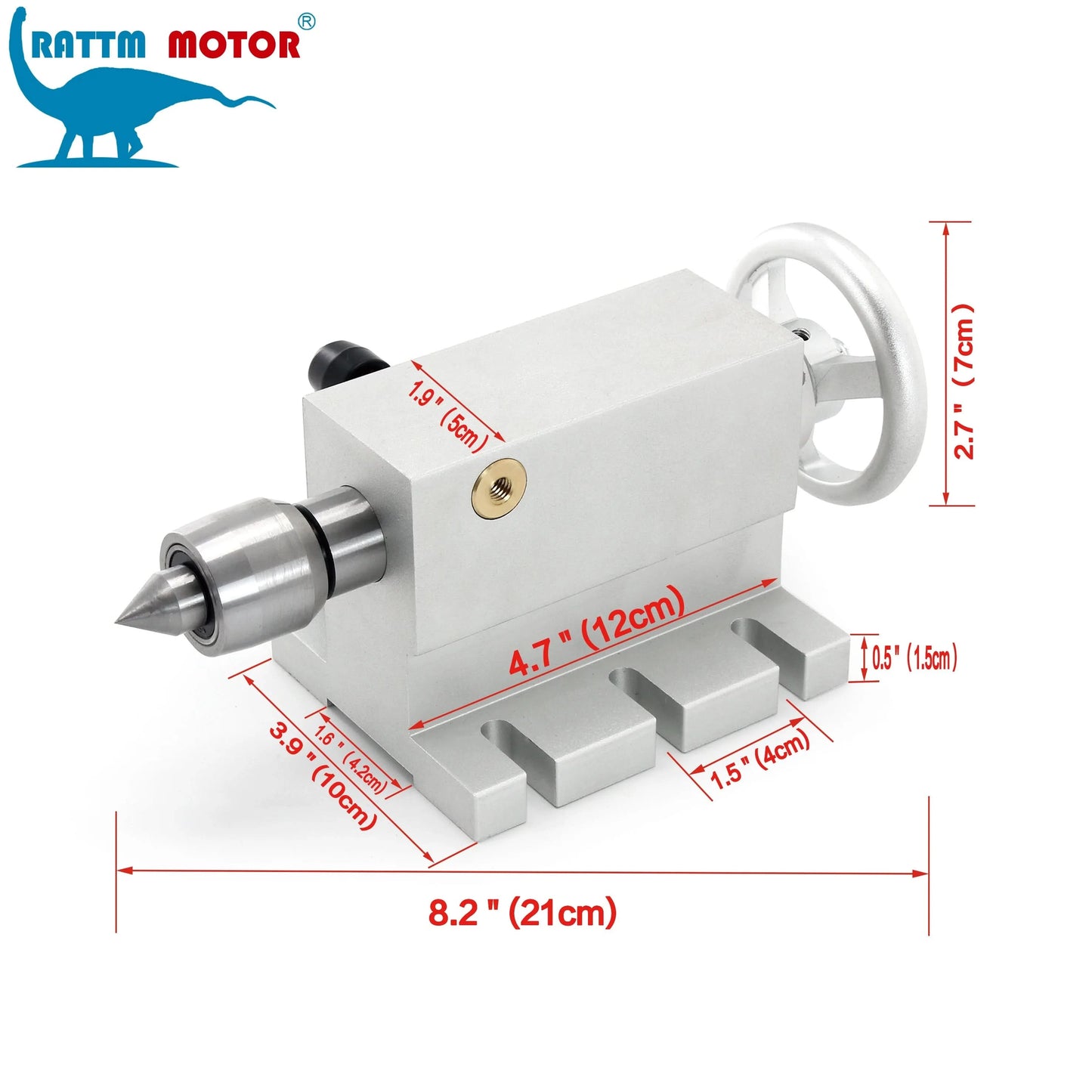 【EU&Brazil Stock】4 Axis Rotation A Axis Extend Rotary 4 Jaw 100mm K12-100 Chuck Nema23 Motor &Tailstock for Wood Metal Milling