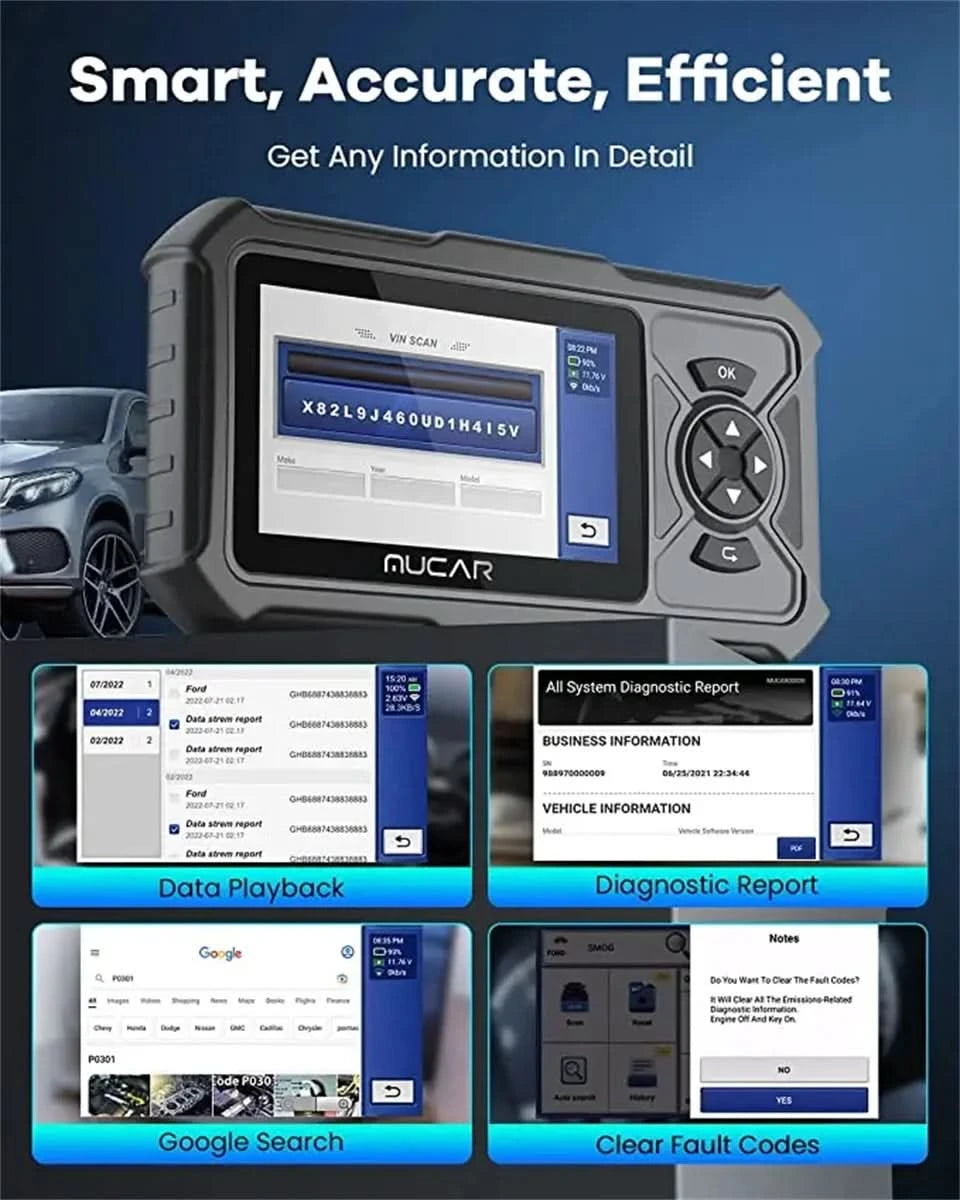 MUCAR CDE900 PRO Diagnosewerkzeuge für Auto Obd2 Code-Lesegerät Diagnose Autos Lebenslanges kostenloses Update OBD2 Scanner Werkzeuge für Mechaniker