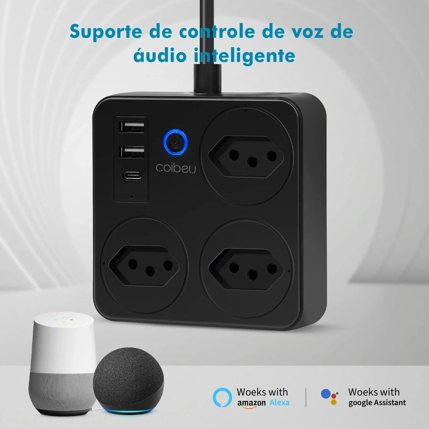 Smart Switch with socket, Brazil line filter, smart plug, USB socket, Smart Switch, Smart Socket