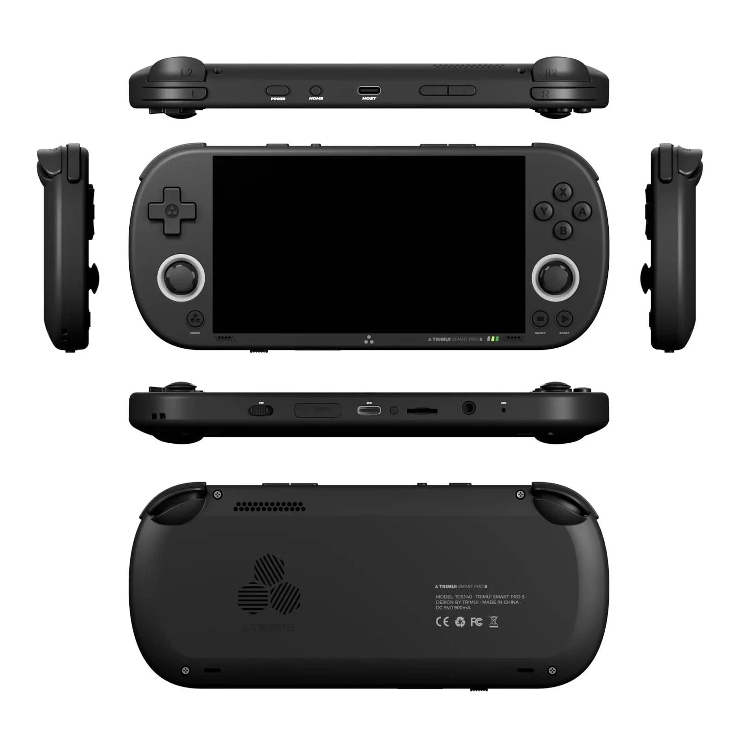 Trimui Smart Pro S Retro Handheld Game Console 4.96'' IPS Screen Linux System Joystick RGB Lighting Video Game Smartpros Gifts
