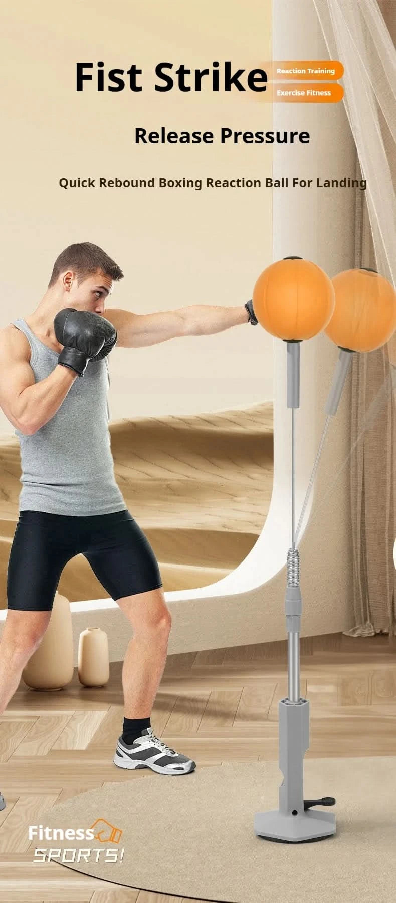 Leichter Box-Speed-Bag mit Saugnapf, Box-Reflex-Bag für Jugendliche und Erwachsene zum Training von Reaktion und Agilität, Stressabbau