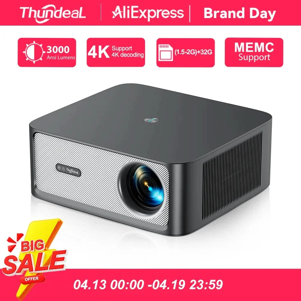 ThundeaL TD98Pro 1080P Full HD Projektor 4K Android WiFi Beamer Autofokus TD98 Pro 3D Smart Heimkino Video Outdoor Projektor