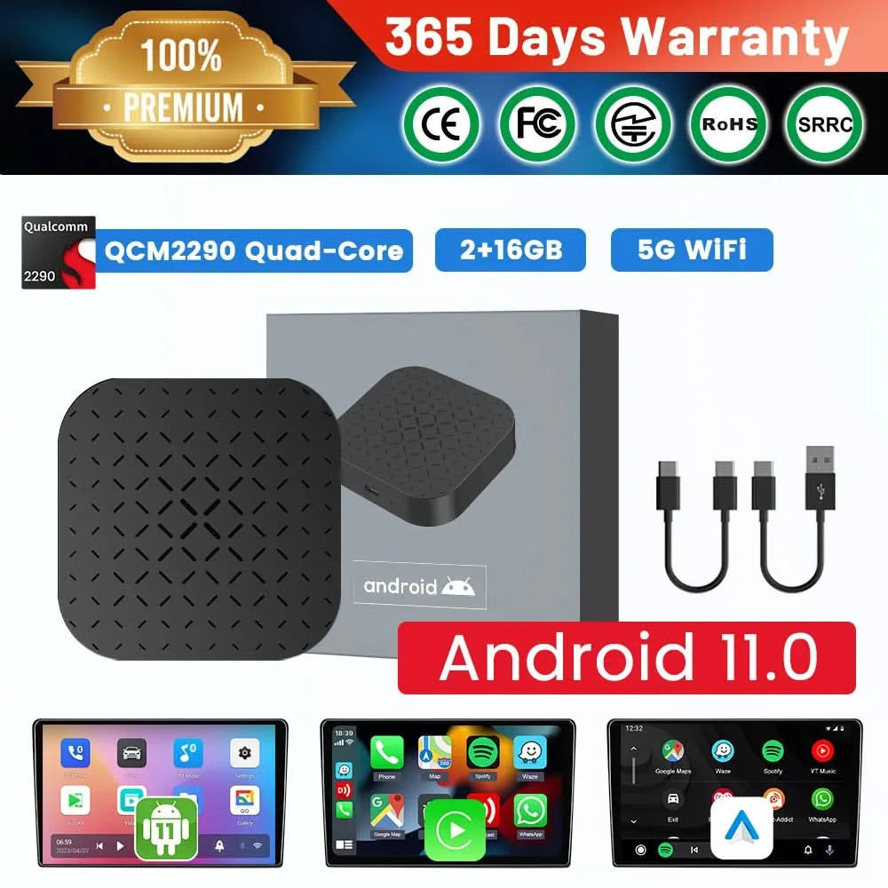 CarlinKit CarPlay Ai Box Android 13 Plus or Android 11 Smart Car Box Android Auto Wireless CarPlay 4GLTE for Audi Mazda VW Haval