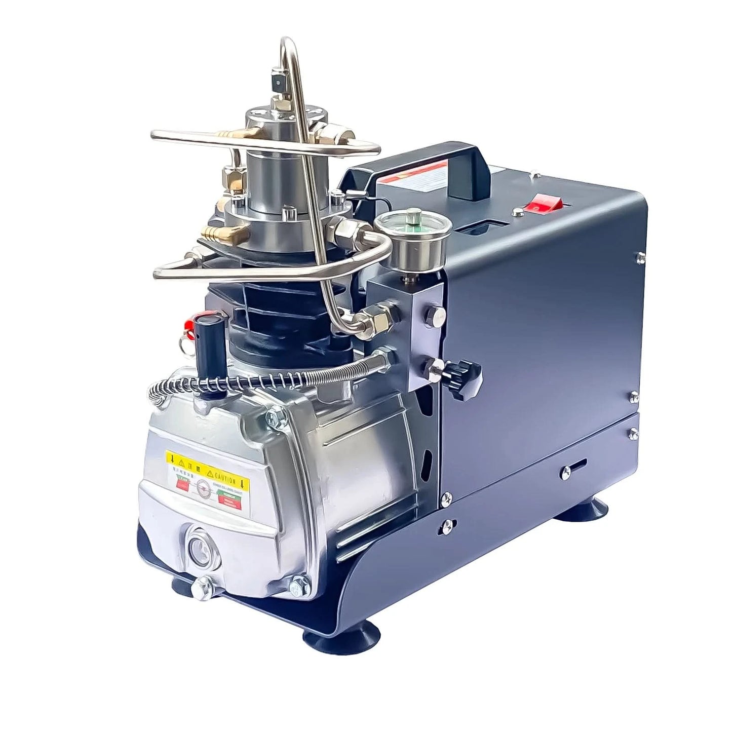 NUOGE AUTO-STOP 4500Psi 300Bar PCP Luftkompressor Elektrischer Hochdruckkompressor zum Befüllen von Tauchflaschen