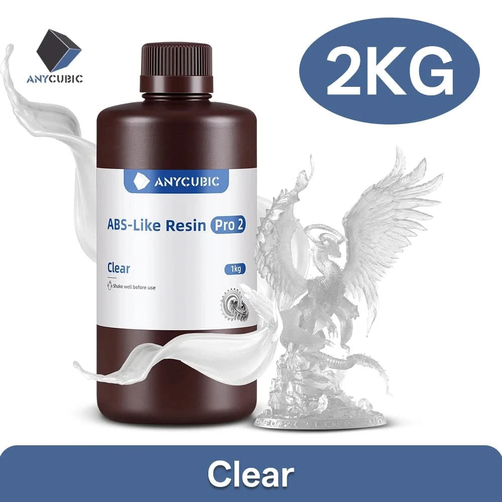 ANYCUBIC Like ABS Pro 2 405nm 3D Printer UV Resin For LCD SLA DLP Printers Quick Curing Liquid Bottle Resina For Photon Mono 2