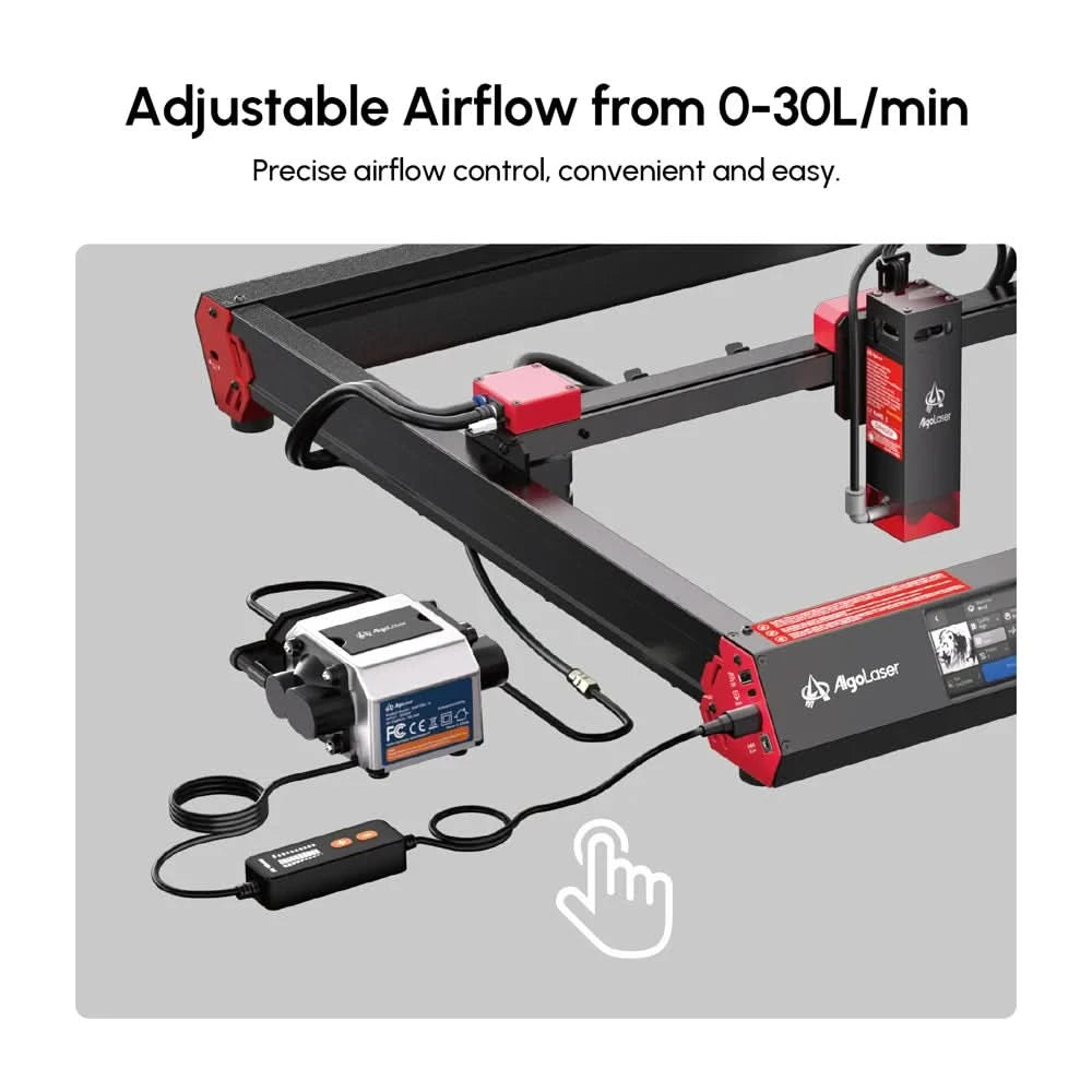 AlgoLaser DIY KIT MK2 10W Lasergravur-Schneidemaschine Touchscreen für Holz Metall 10W Ausgangsleistung Offline-Arbeit 400X435MM