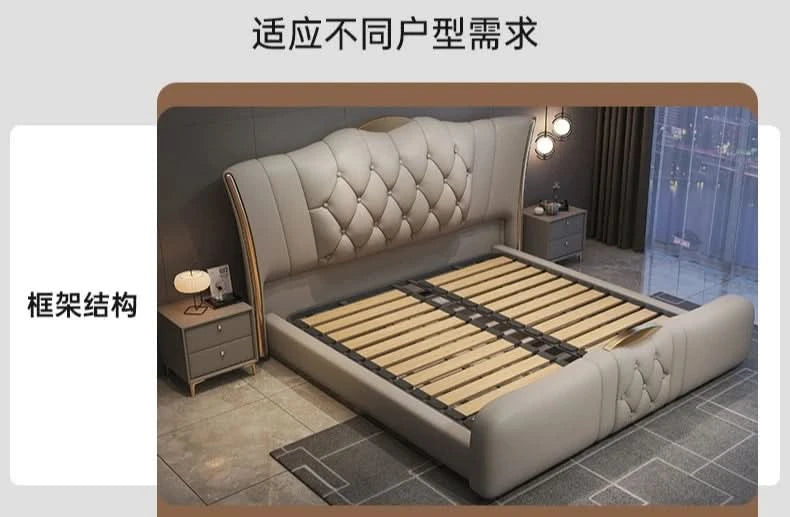 Bedgeraamte & Frames Bedframes Queen Size With Mattress Bed 180x200cm King Size Single Bed Base Modern Bedroom Set Furniture