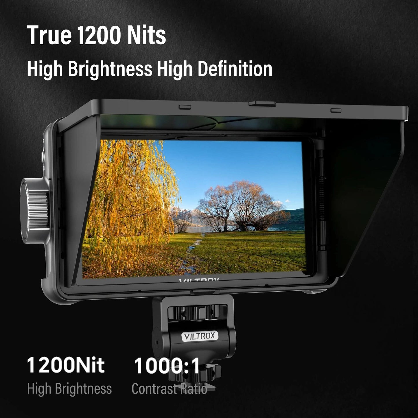 VILTROX DC-550 5,5 Zoll Professioneller Kamerastudio-Monitor 4K 30Hz HDMI Touchscreen Feld 3D LUT Director Monitor 1920x1080