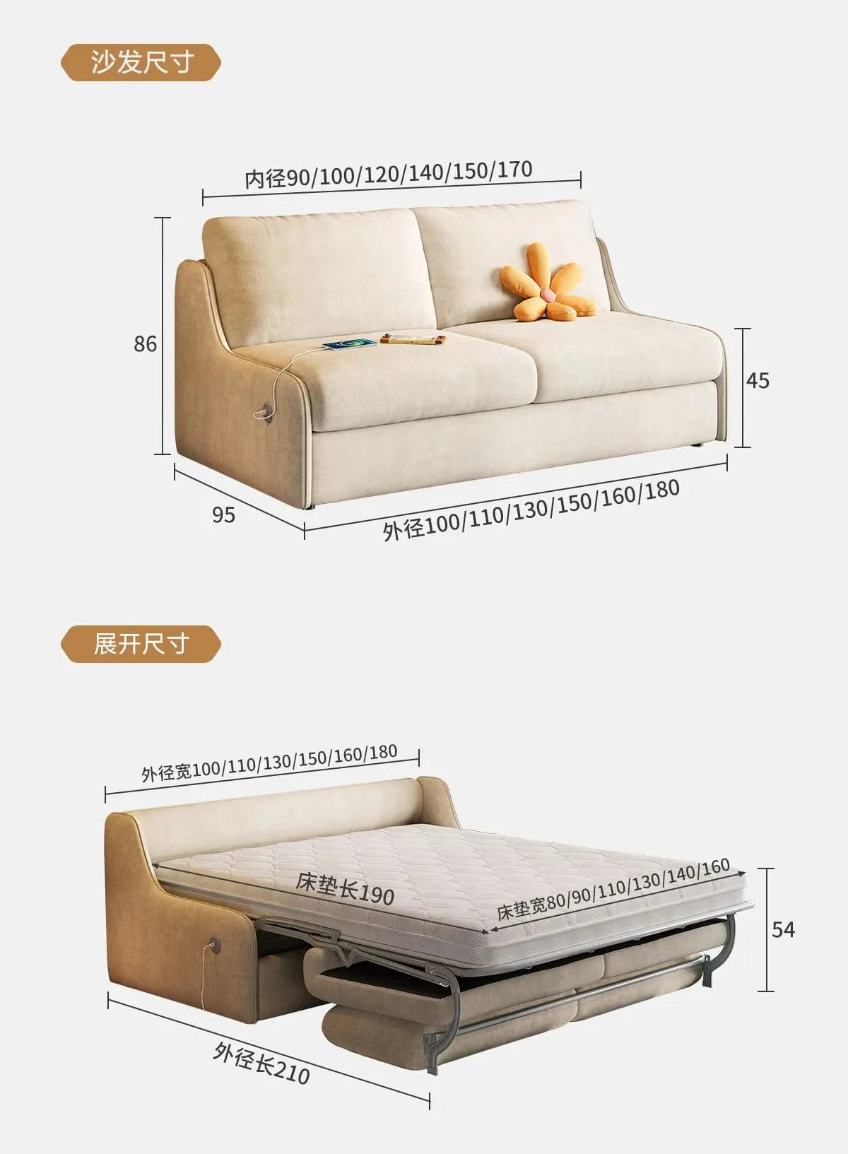 Apartment Multifunctional Living Room Sofa Comfortable Adults Sleeper Cushion Sofa Cinema Relax Meubles De Salon Home Furniture