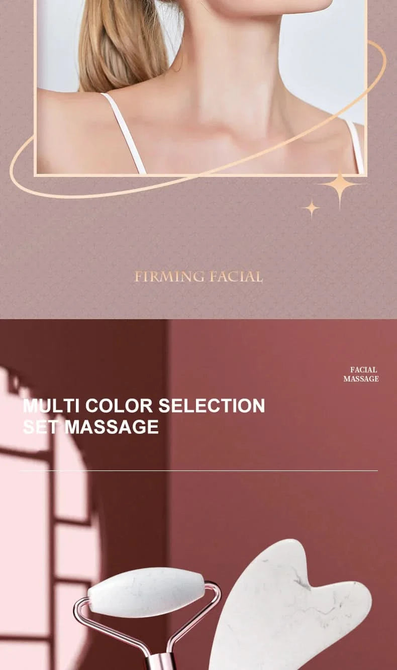 Gesichtsmassageroller aus Harz für Gesicht, Hals und Augen