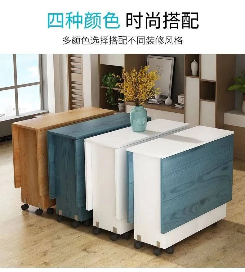 Quality Senior Dining Tables Modern Minimalist Foldable Rectangle Kitchen Table Sets Style Dining Room Furniture Esstisch