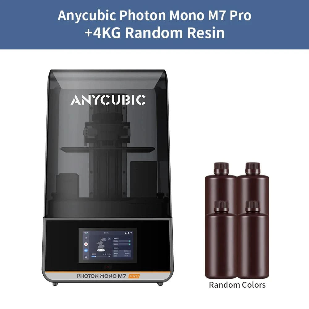 ANYCUBIC Photon Mono M7 Pro 14K Geschwindigkeit bis zu 170 mm/h Mono MSLA 3D-Drucker 10,1'' LCD-Harz 3D-Drucker Größe 223*126*230mm