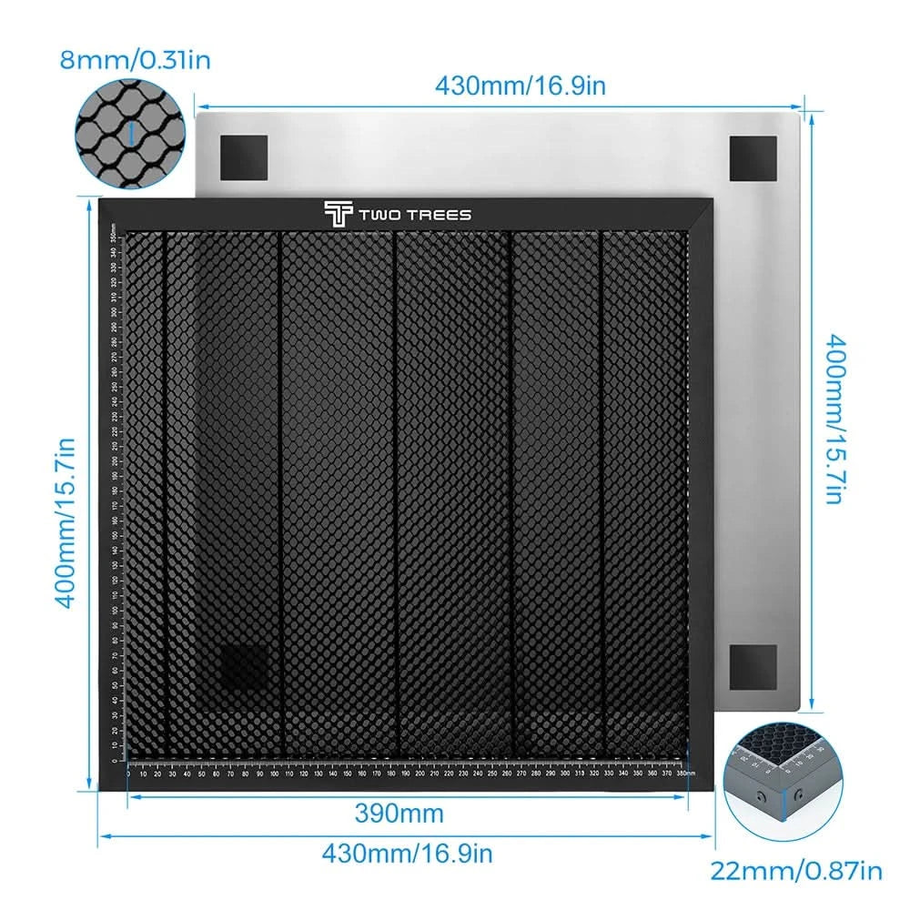 Laser Engraver Honeycomb Working Table For CO2 Cutting Machine/Laser Engraver TTS TT Honeycomb Board Laser Enquipment Part