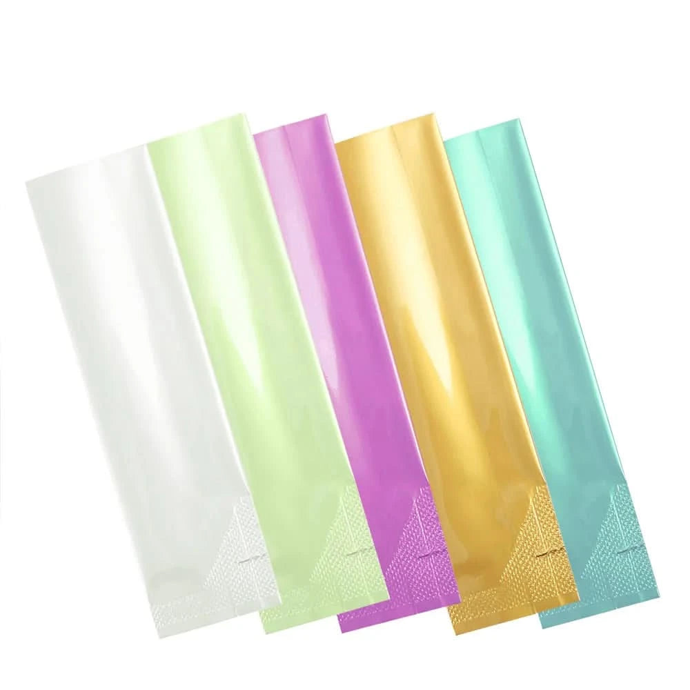 Aluminiumfolien-Mylar-Beutel, kleine Heißsiegelung, Einzelverpackung für Kaffeepulverproben, Vakuumbeutel, 200 Stück