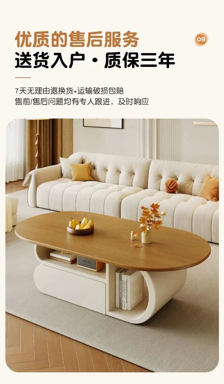 Kitchen Luxury Coffee Table Modern Design Minimalist Aesthetic Coffee Table Books Ornaments Meuble De Salon Home Furniture
