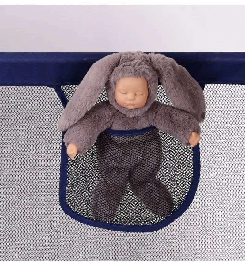 IMBABY Großer Kinderlaufstall für Kinder, Baby-Laufgitter, Cartoon-Laufgitter, Basketball-Aktivitätszaun