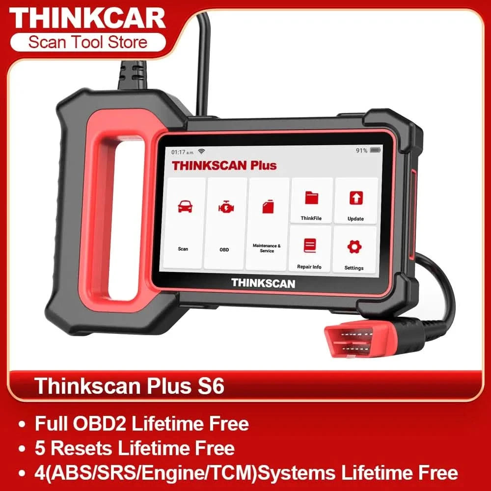 THINKSCAN PLUS S7 S6 S4 THINKCAR OBD2 Scanner Auto ABS, SRS, ECM, TCM, BCM, AC System Auto EOBDⅡ Diagnose-Scan-Tool Auto Codeleser
