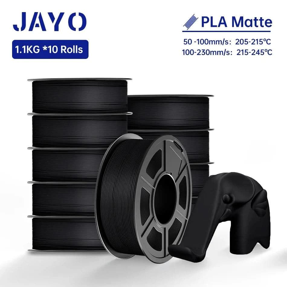 JAYO PLA / ABS / PETG / Silk / ASA / TPU / PLA+ Filament 10 Rollen 3D-Drucker-Filament 1.75MM 0.65/1/1.1KG sauber gewickeltes 3D-Filament