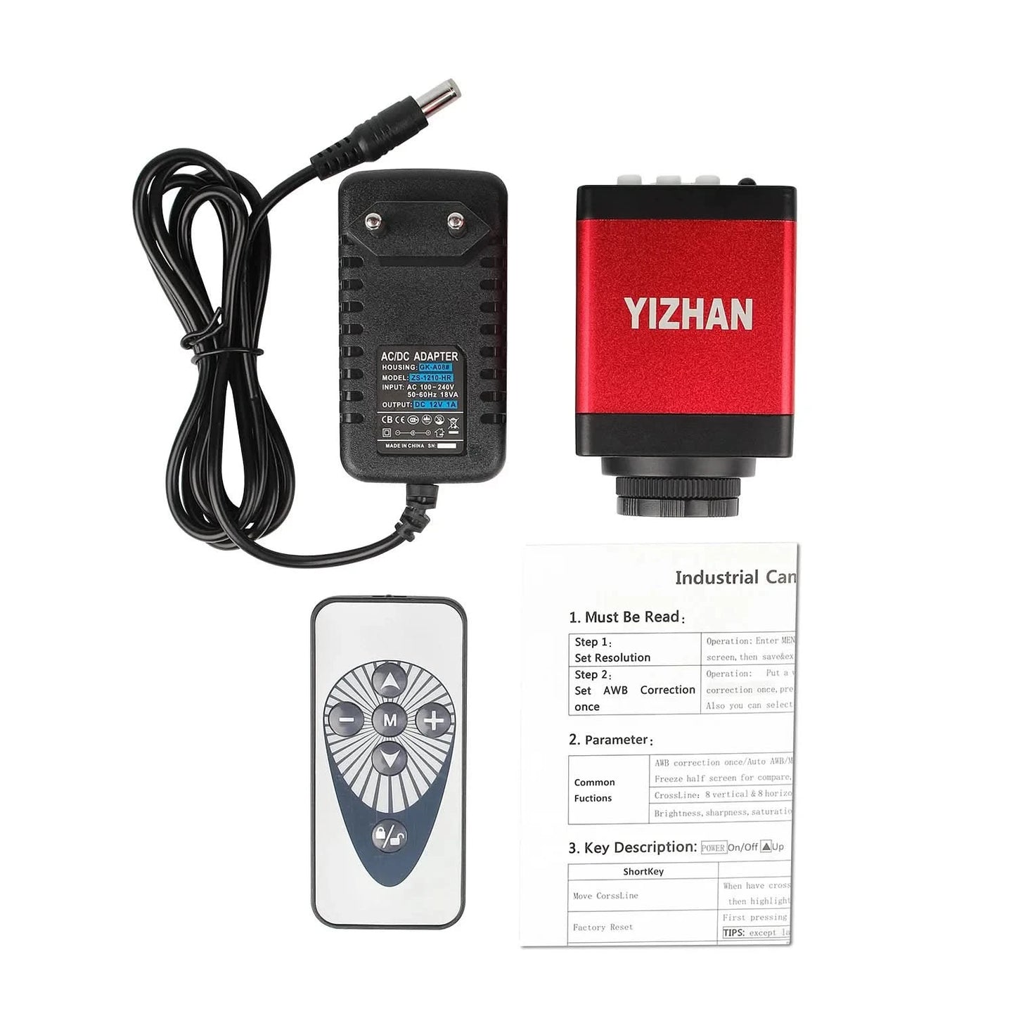 YIZHAN 4K UHD Electron Digital Microscope 1080P 60FPS Video Industrial Welding Camera 150X Lens Folding Stand for PCB Repair