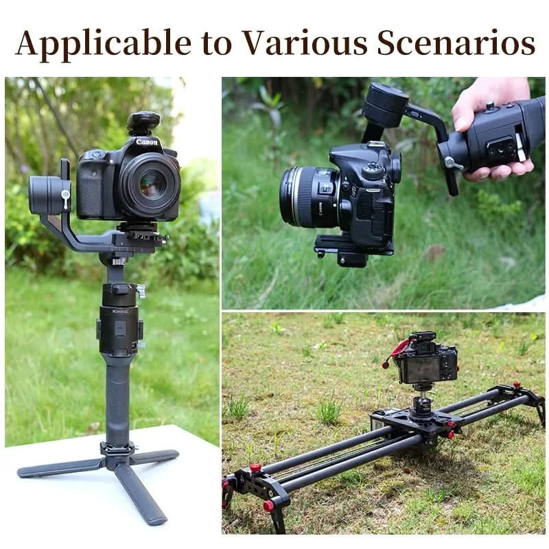 Ulanzi FALCAM F38 Universal Arca-Swiss Schnellwechselsystem Platte Klemme Schnellwechsel-Set für DSLR-Kamera Gimbal Stativ
