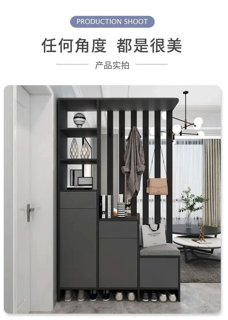 Modern simple large storage space multi-functional partition set furniture living room hall cabinetdrawer type storage Living ro