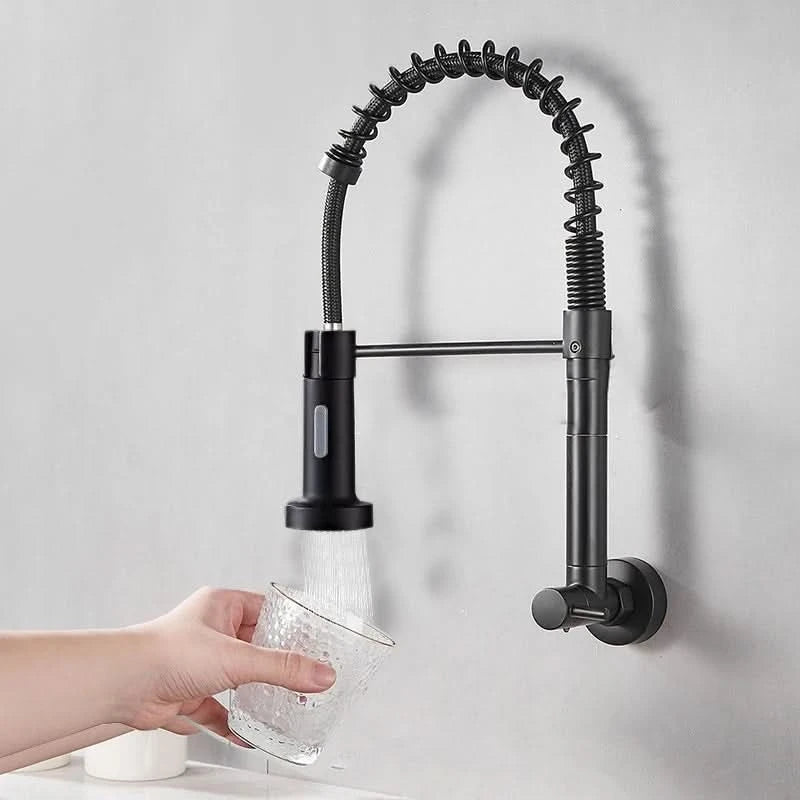 Gourmet-Küchenarmatur 50cm mit Gelenkschlauchbrause 2 Strahlarten 100% Metall Chrom Versand 12h SP