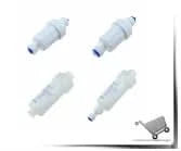 Umkehrosmose Schnellkupplung 1/4 3/8 Schlauchanschluss T-Stück Y-Verbinder 2-Wege Gleicher Winkel Gerade RO Wasser Kunststoffrohr Fitting