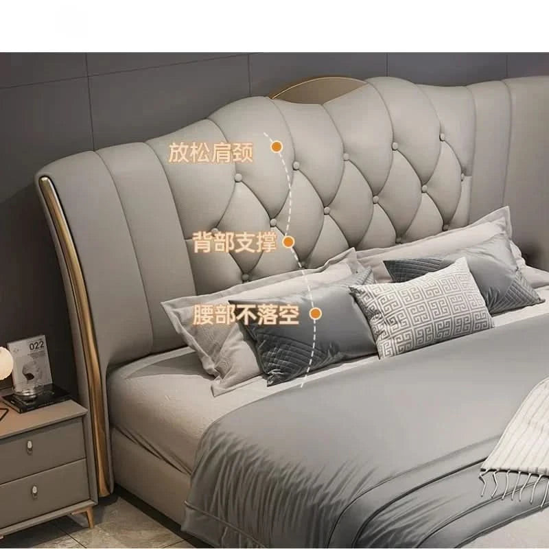 Bedgeraamte & Frames Bedframes Queen Size With Mattress Bed 180x200cm King Size Single Bed Base Modern Bedroom Set Furniture