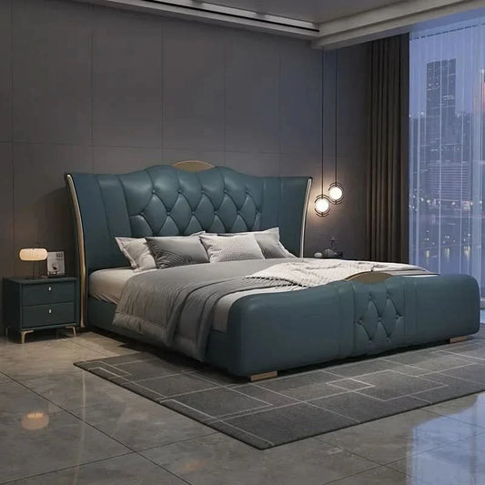 Bedgeraamte & Frames Bedframes Queen Size With Mattress Bed 180x200cm King Size Single Bed Base Modern Bedroom Set Furniture