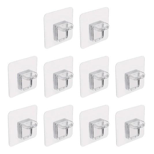 10 Pcs Shelf Support Pegs Durable Plastic Closet Brackets Black Easy Install Wardrobe Partition Kitchen Cabinet Adhesive Shelves