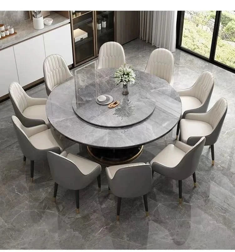 Round 6 People Dining Table Kitchen Living Room Dressing Dinning Table Set Coffee Hospitality Mesa Comedor Kitchen Furniture