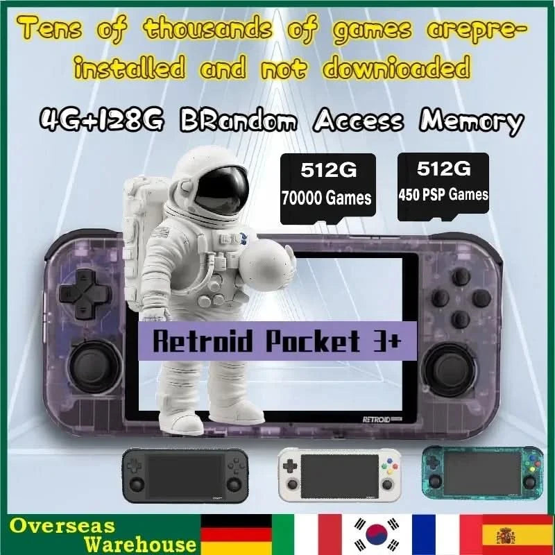 Für ANBERNIC ARC-D ARC-S TF-Karte für 512G 256G 128G 64G Retro-Handheld-Spiel PS2 PSP 512G 80000 Spiele TF-Karte vorinstallierte Spiele