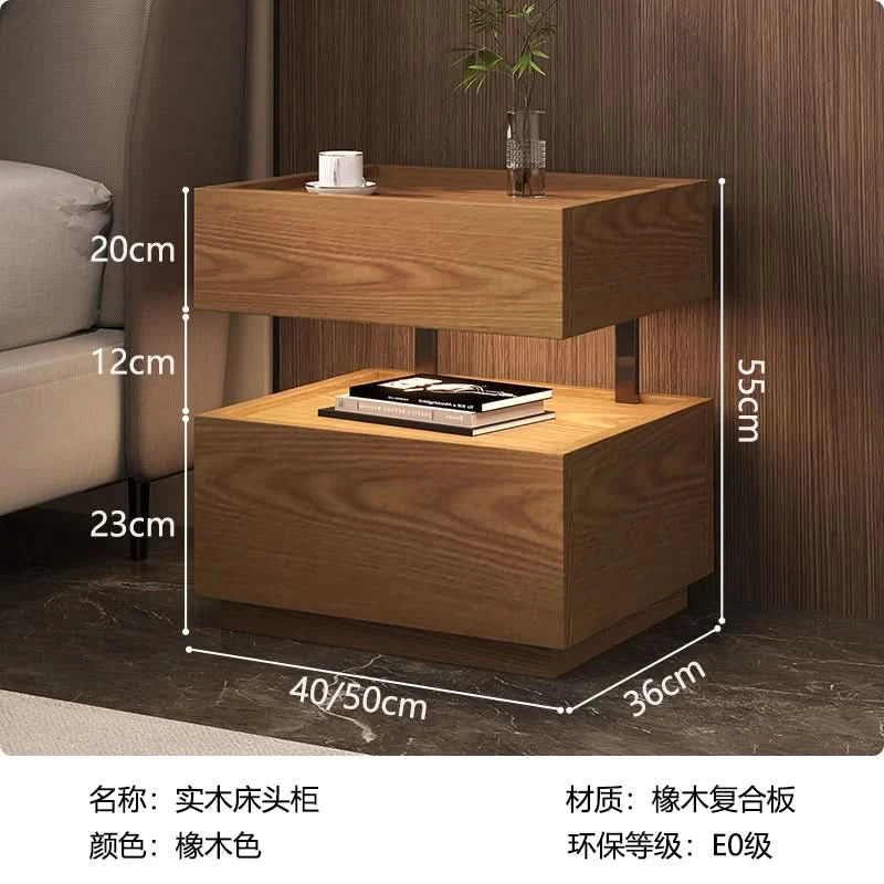 Simple European Bedside Table Classic Storage Luxury Trendy Night Table Modern Premium Comodini Camera Letto Bedroom Furnitures