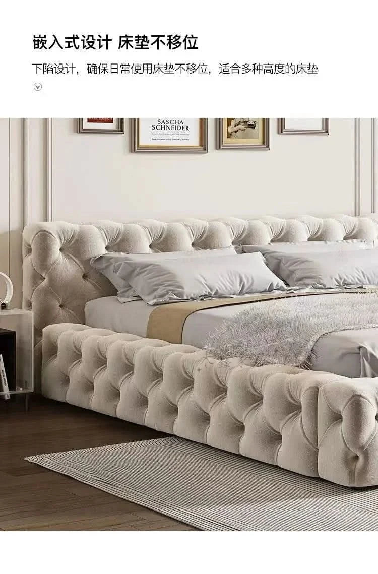 Queen Size Bed Frame European Designer Italian Girls Bed Frame Storage Wooden Cheap Muebles Para Dormitorio Nordic Furniture