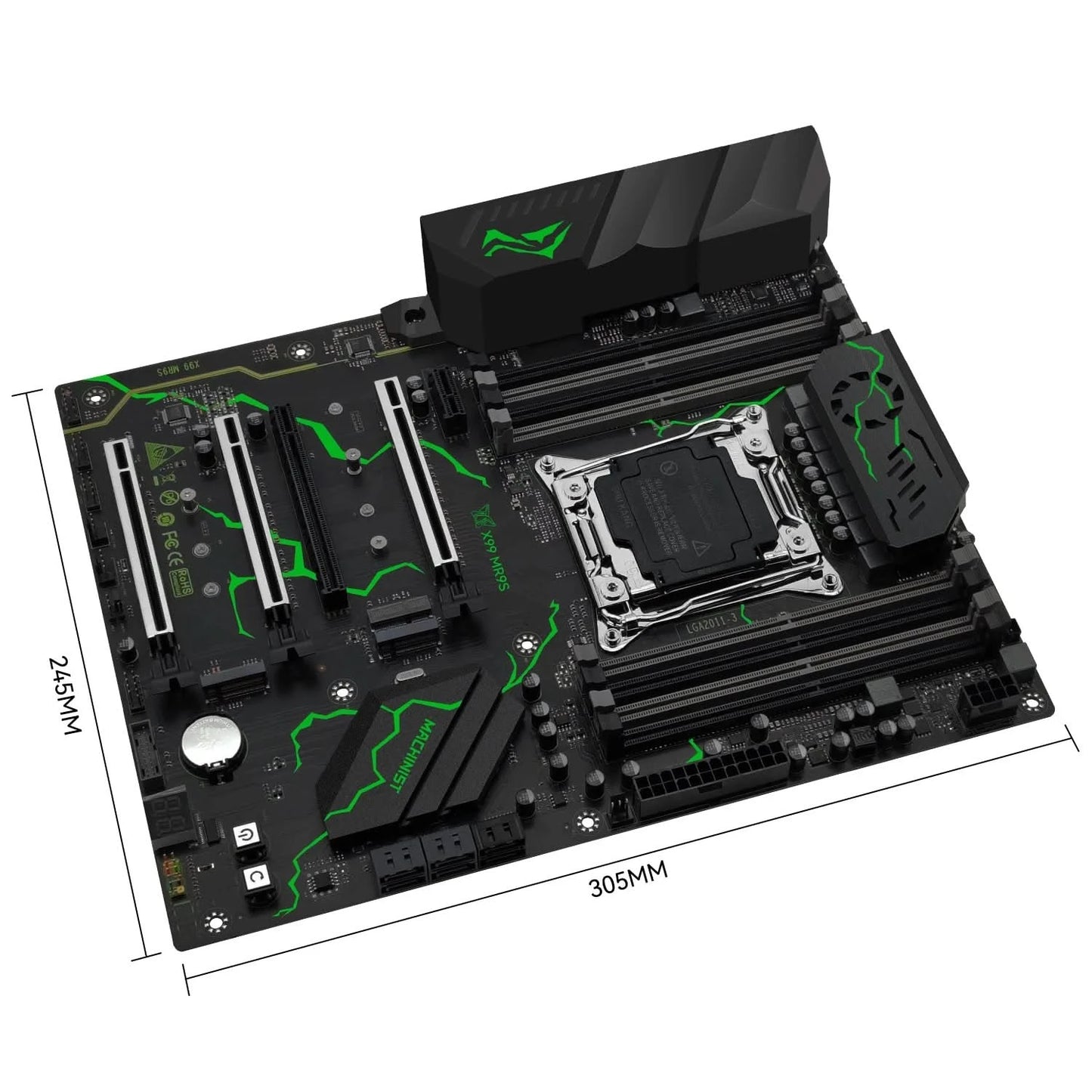 MACHINIST X99 MR9S motherboard ATX LGA 2011-3 Support Xeon E5 V3/V4 series CPU DDR4 four channel NVME M.2 USB 3.0