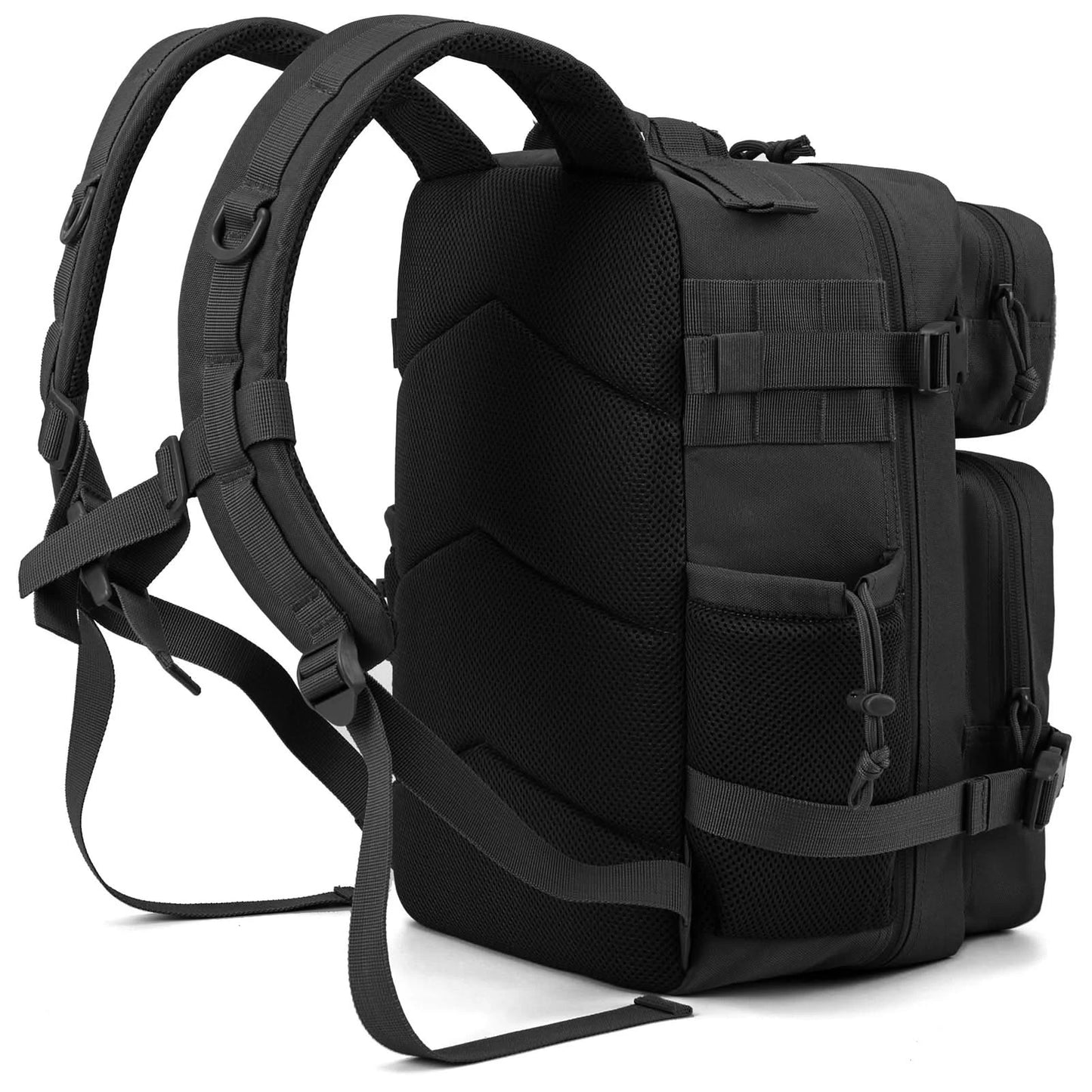 25L Taktischer Rucksack Outdoor Tasche Fitness Rucksack MOLLE Rucksack Damen/Herren Wander-Survival-Rucksack Herren Doppel-Getränkehalter