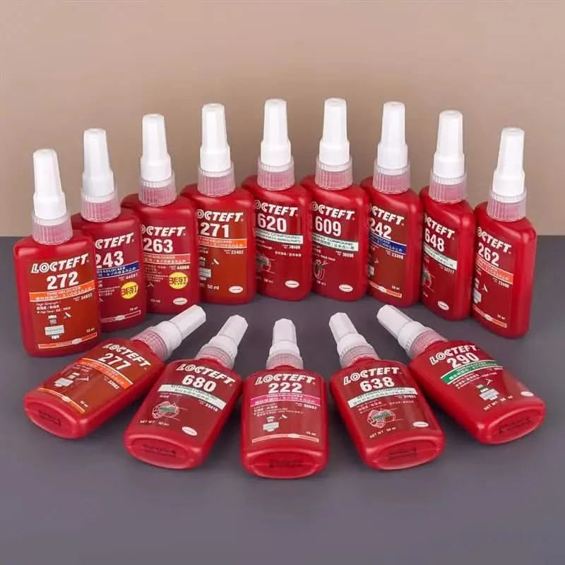 50/10ML Threadlocker 222 242 243 262 271 272 277 680Anaerobic Threadlocker Screw Adhesive Glue Anti-loose Thread Locking Agent