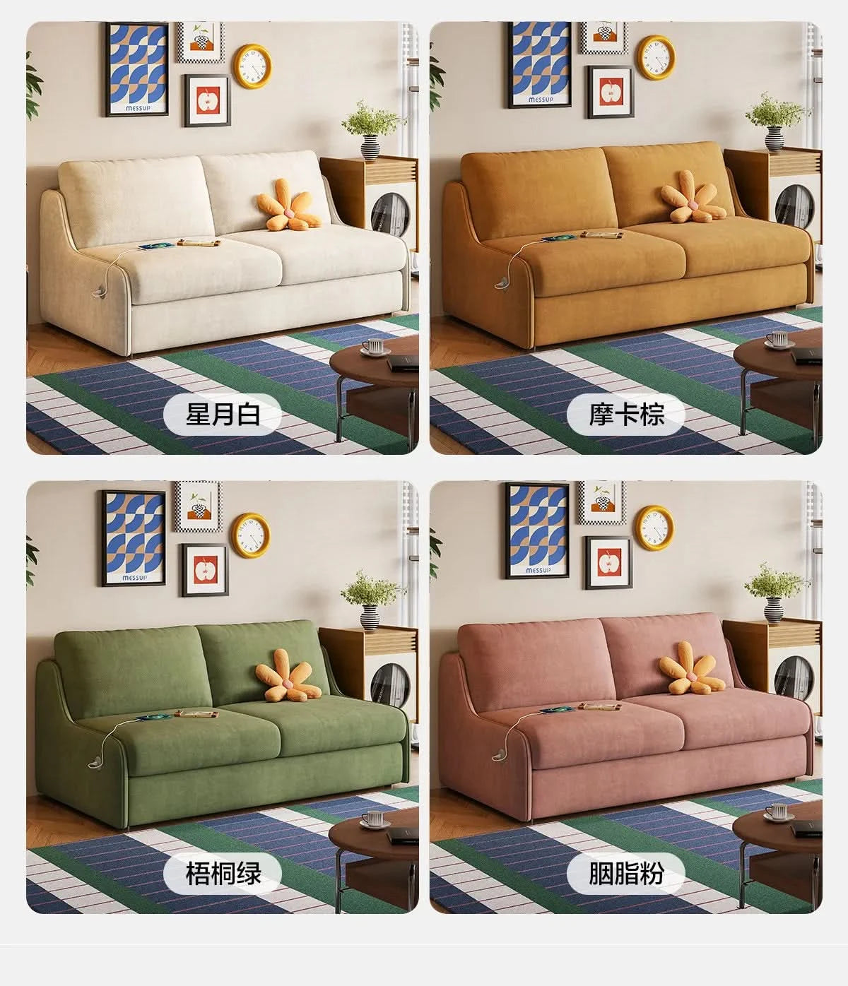 Apartment Multifunctional Living Room Sofa Comfortable Adults Sleeper Cushion Sofa Cinema Relax Meubles De Salon Home Furniture
