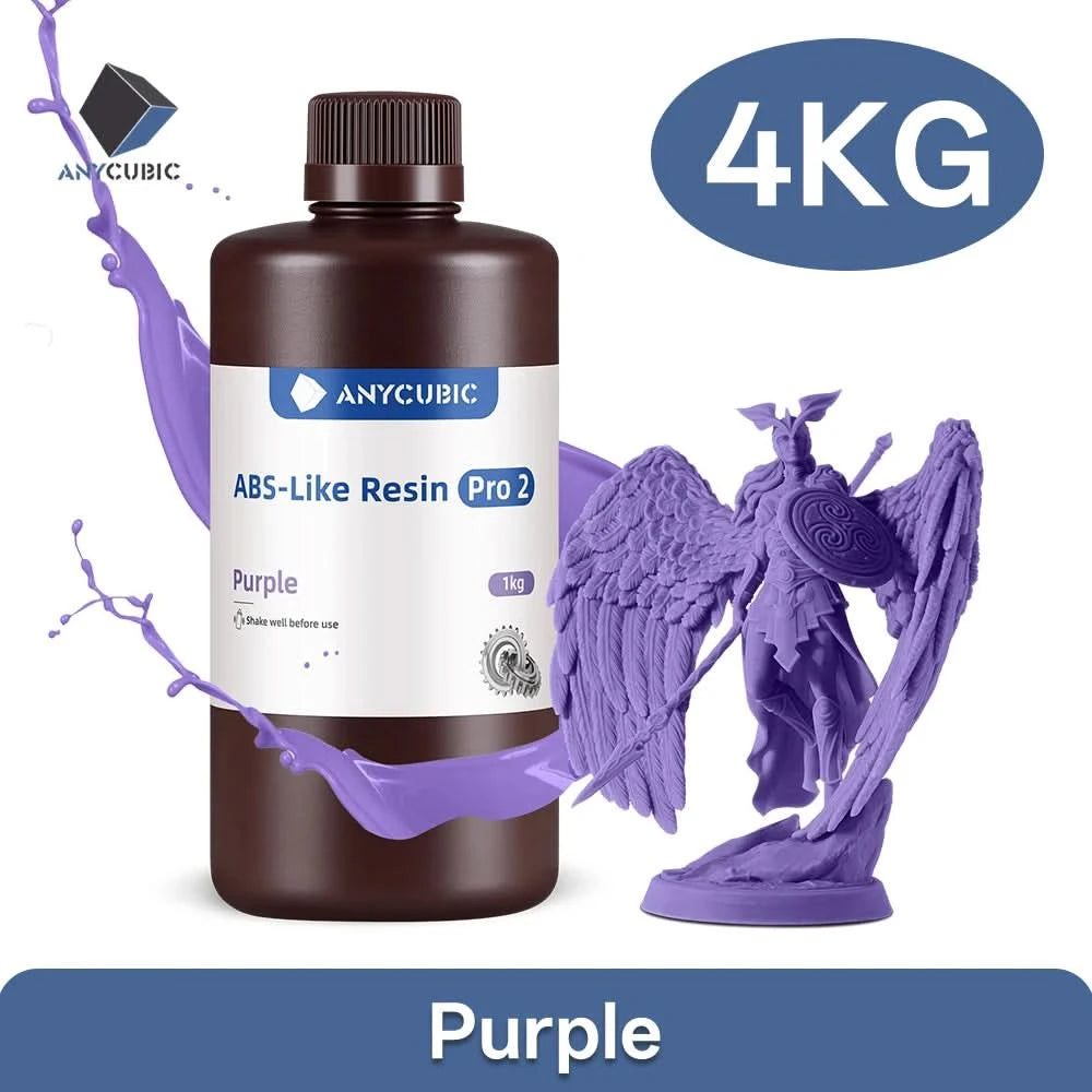 ANYCUBIC Like ABS Pro 2 405nm 3D Printer UV Resin For LCD SLA DLP Printers Quick Curing Liquid Bottle Resina For Photon Mono 2