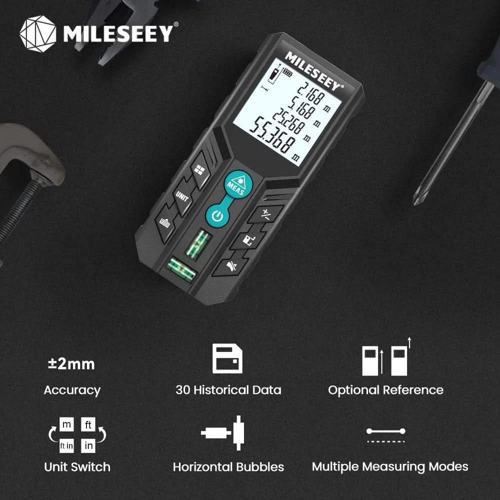 Mileseey X5 S6 Laser Tape Measure Laser Profesional Laser Distance Meter Trena Rangefinder Laser Metro Laser Range Finder