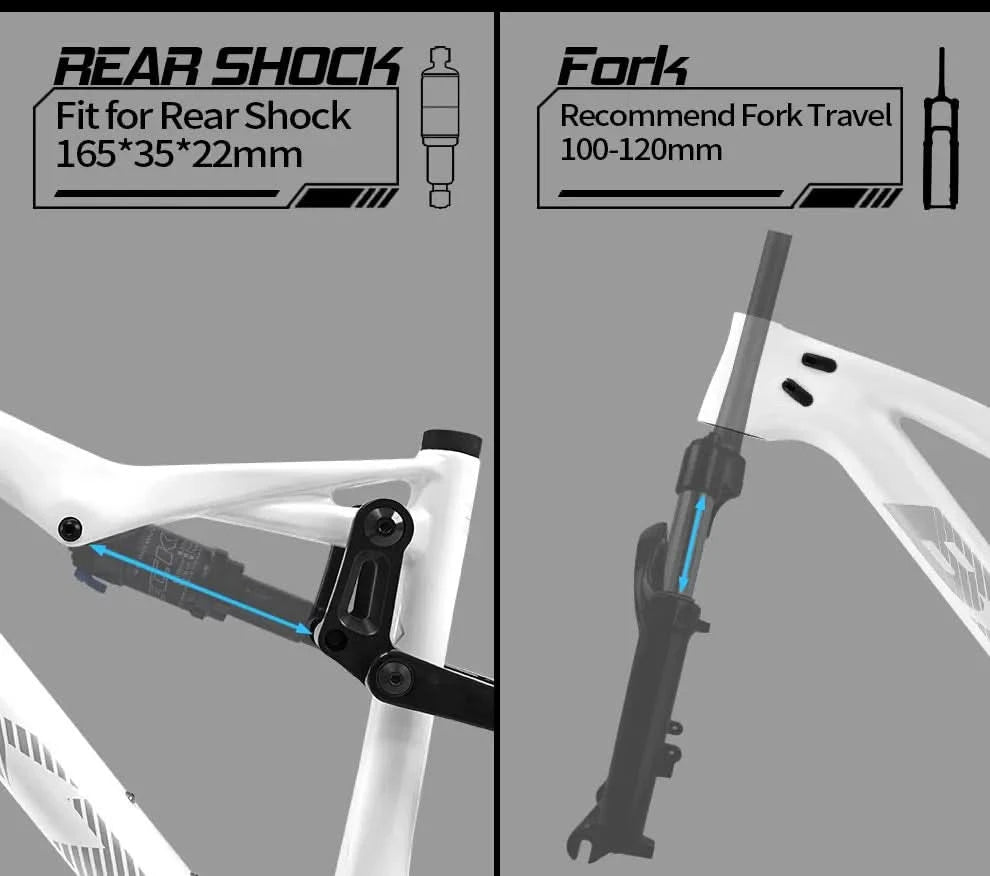 BXT NEW vollgefedert Boost 29er Rahmen XC Mountainbike Steckachsenrahmen UDH-Schaltauge
