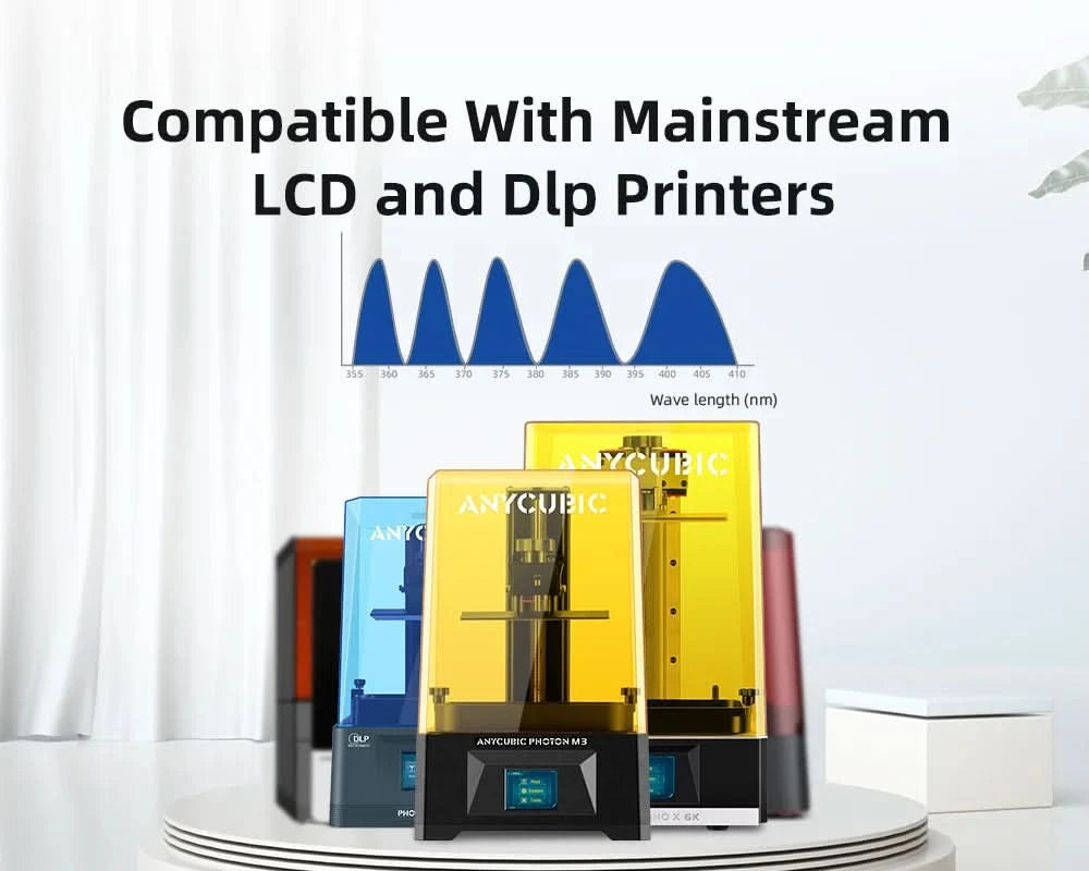 ANYCUBIC Standardharz 3D-Drucker Hochpräzises 405nm UV-härtendes Harz LCD 3D-Druck UV-Harzmaterialien für Photon Mono