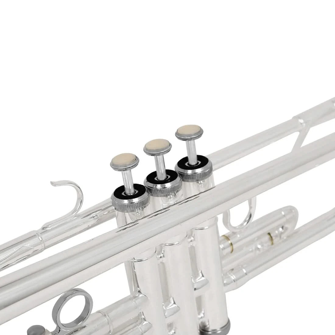 SLADE Bb Trumpet Brass body Gold-Plated B Flat Trumpet Professional Performance Brass Musical Instrument with Case Mouthpiece