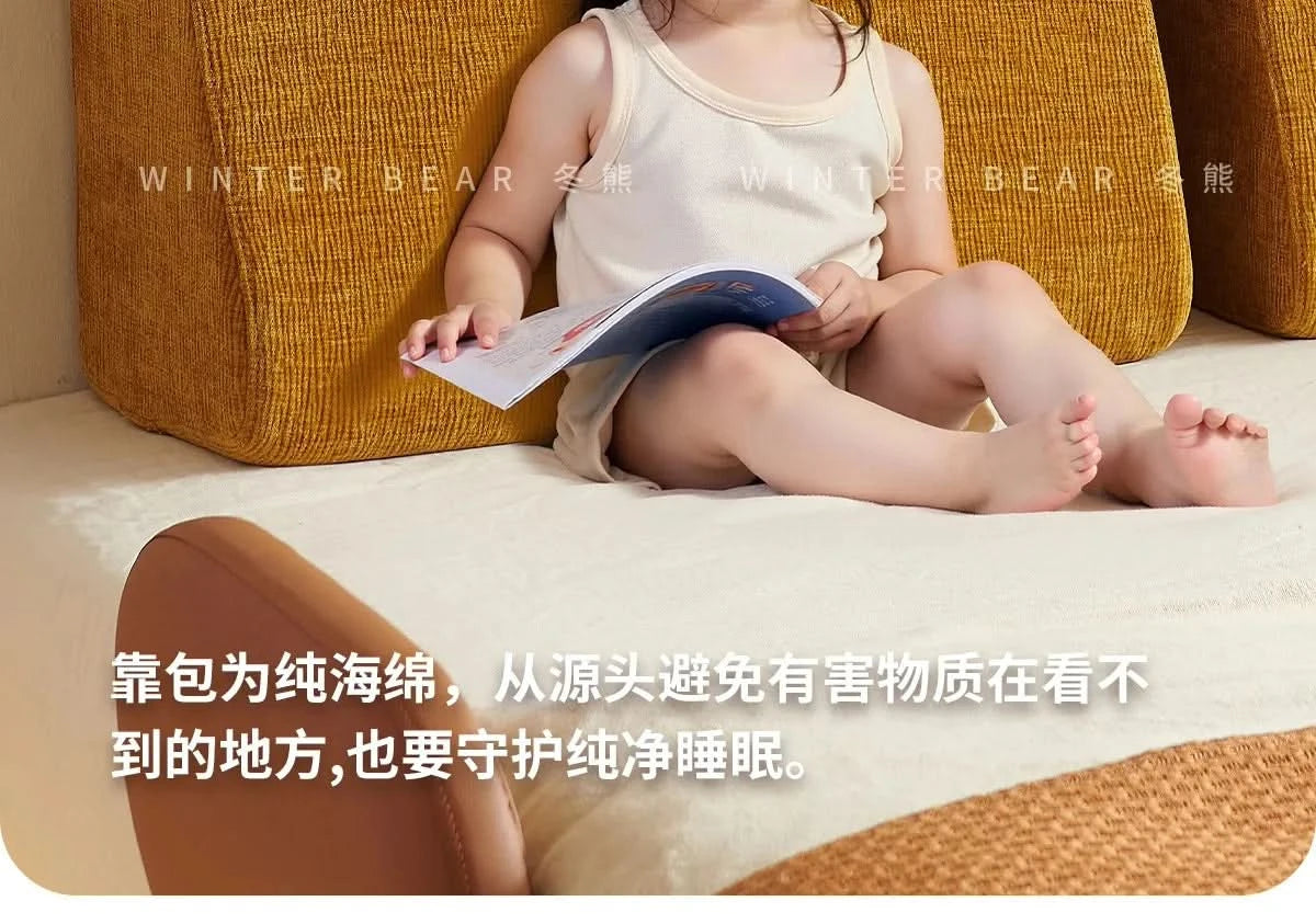 Boys and girls bed small apartment single bed 1.5 meters simple full solid wood tatami no bedside children's bed